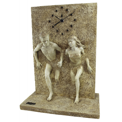 544-Statueta / ceas "Noi doi"