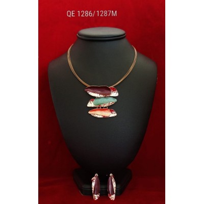 QE1286-1287M - Set colier &...